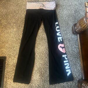 Pink by Victorias Secret flare legging